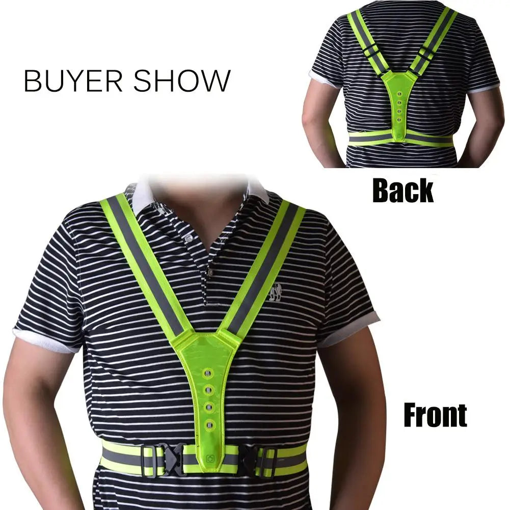 LED Sports Reflective Vest