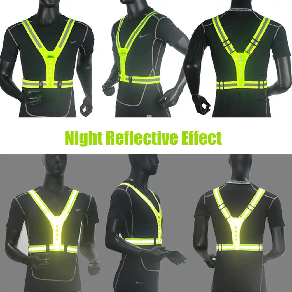 LED Sports Reflective Vest