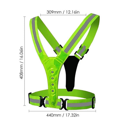 LED Sports Reflective Vest