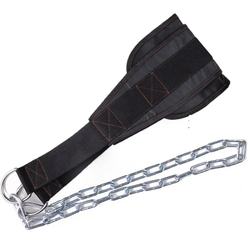 Weightlifting Dip Belt w/ Metal Chain